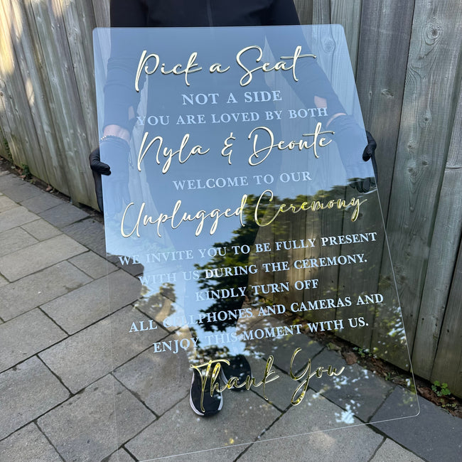 Custom Event Sign