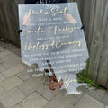 Unplugged Wedding Sign