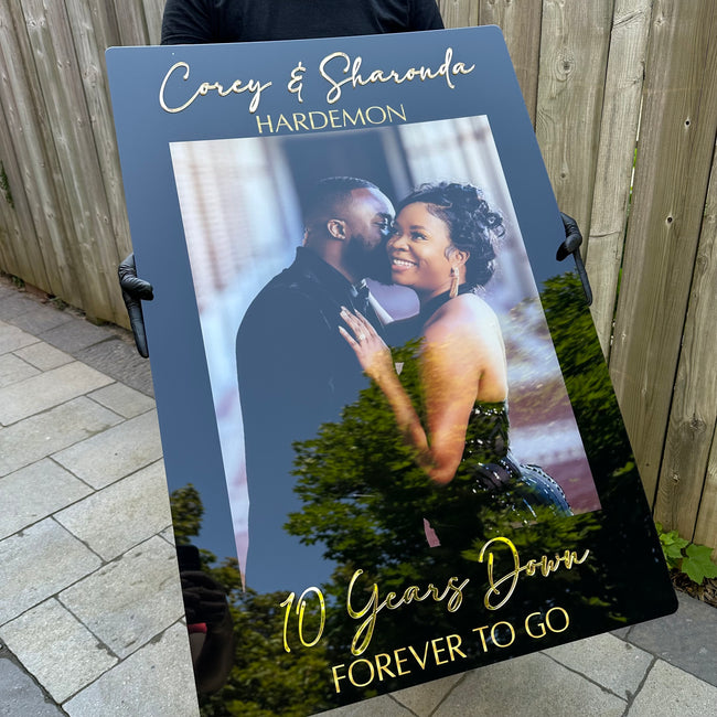 Anniversary Photo Plaque