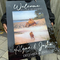 Photo Wedding Welcome Sign