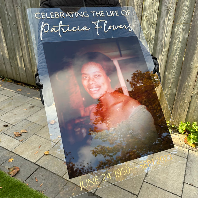 In Loving Memory Photo Acrylic Plaque