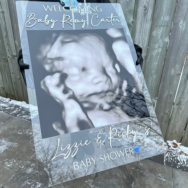 Sonogram Photo Plaque