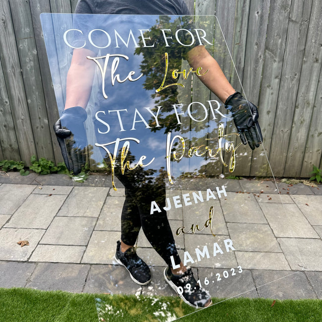 Custom Event Sign