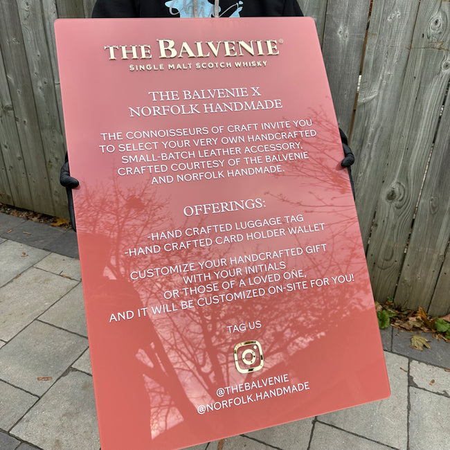 Custom Events Signs