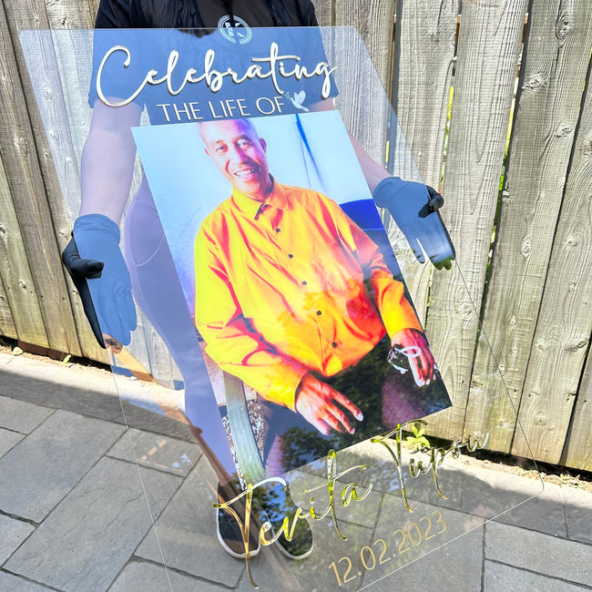 In Loving Memory Photo Acrylic Plaque