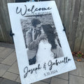 Photo Wedding Welcome Sign