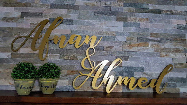 Personalized Acrylic Sign - Color - ChicSigns.ca