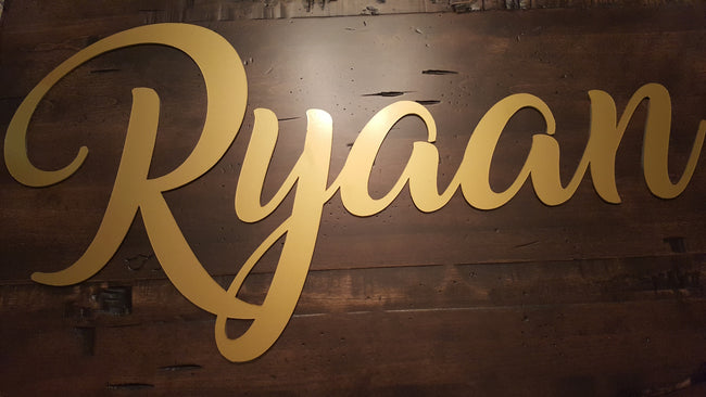Personalized Acrylic Sign - Color - ChicSigns.ca