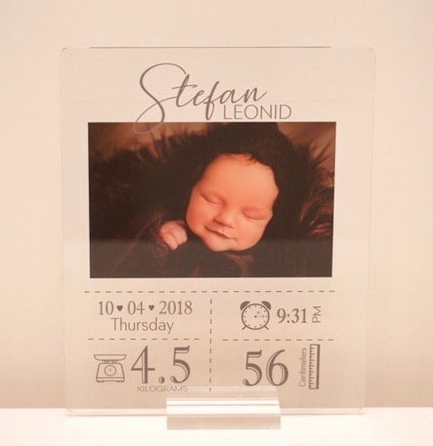 Personalized Baby Stats