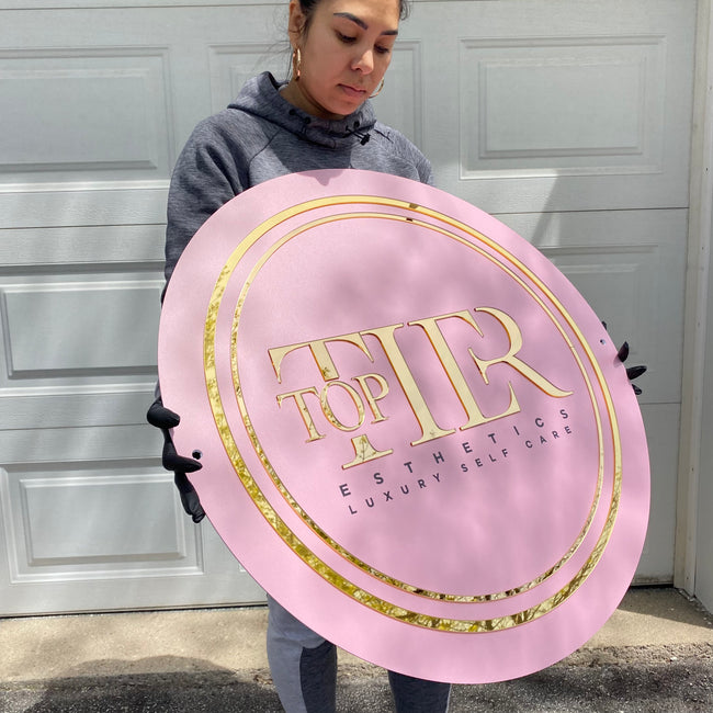 Business Signs - Square or Round Shape