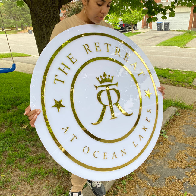 Business Signs - Square or Round Shape