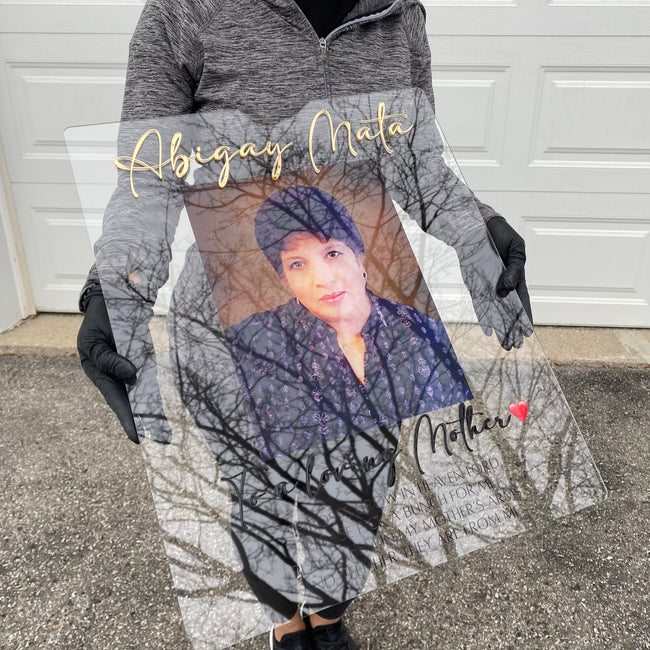In Loving Memory Photo Acrylic Plaque