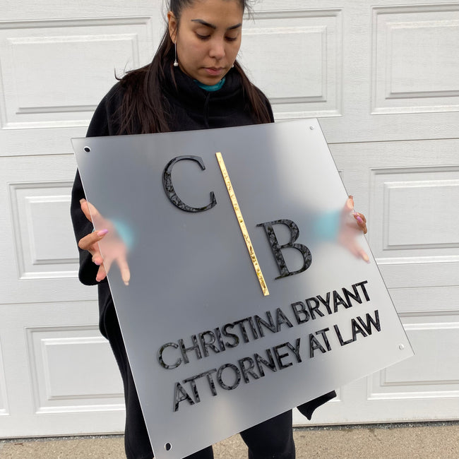 Business Signs - Square or Round Shape