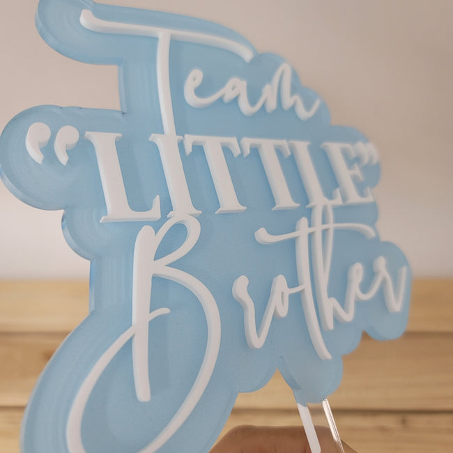Double Layer Acrylic Cake Topper