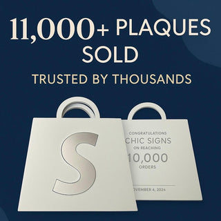 Personalized Plaques | Custom Signs for Business or Events– Chic Signs