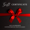 Prepaid Plaque - Gift Certificate