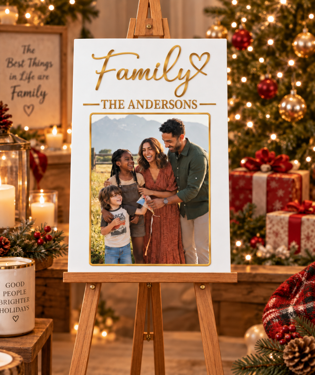 Christmas Welcome Sign