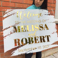 3D Acrylic Wedding Welcome Signs