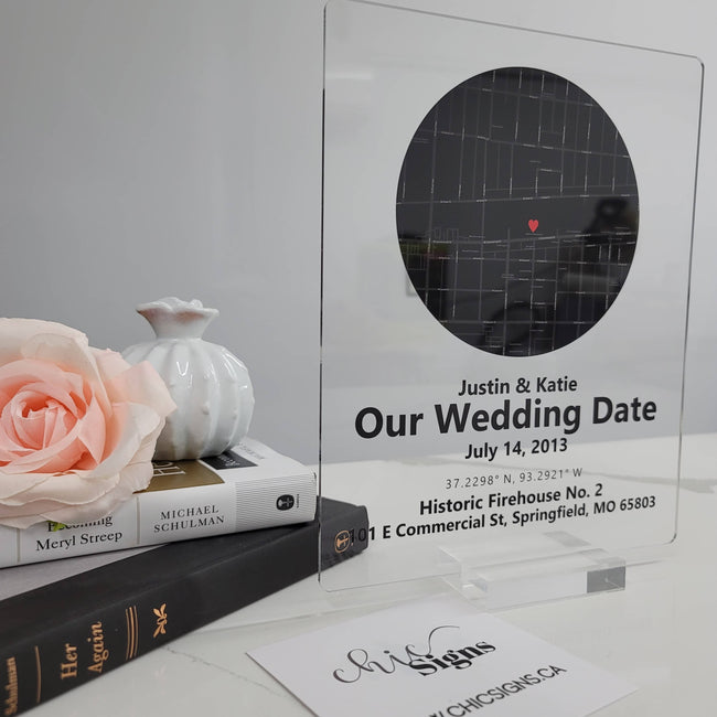 First date Plaque | Anniversary gift
