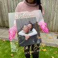 Photo Wedding Welcome Sign