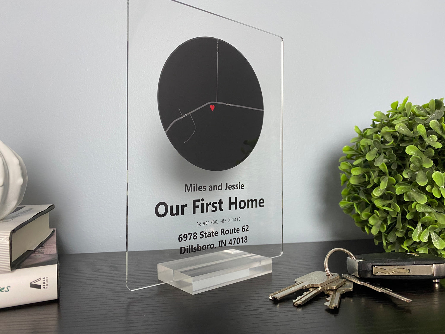 Our First Home Plaque | Housewarming gift | Chicsigns.ca
