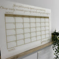 Custom Acrylic Calendar, Monthly Planner