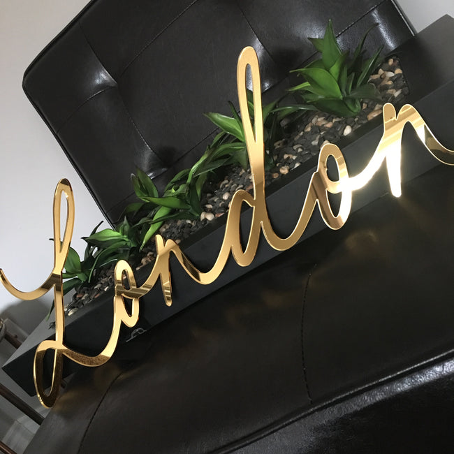 Personalized Acrylic Sign - Mirror