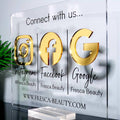 Social Media Acrylic Plaque for Small Businesses