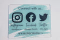 Social Media Acrylic Plaque for Small Businesses